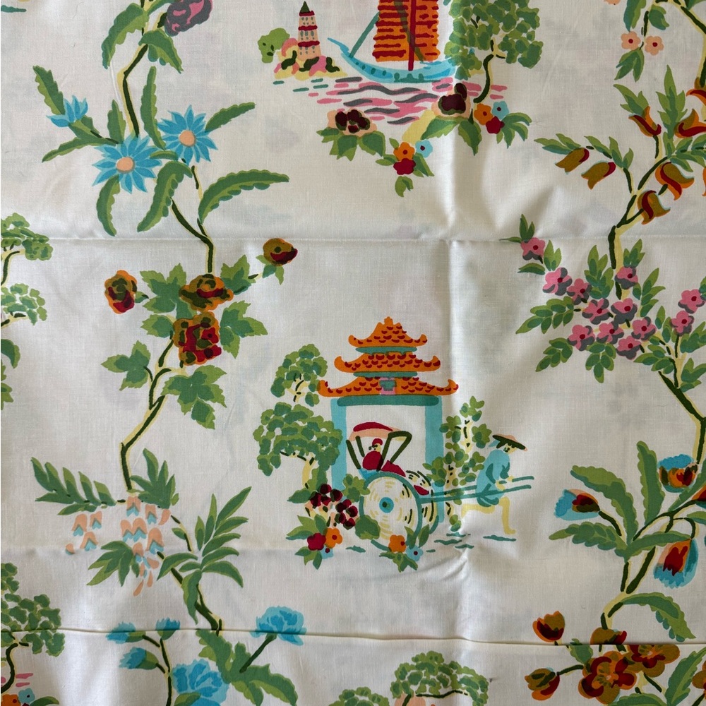 Vintage scalamandre Fabric French chinoiserie